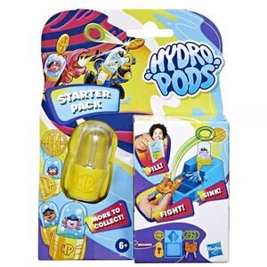 Hydro Pods Starter Pack Battle Toy, Water Activated Surprise Toys for Kids New